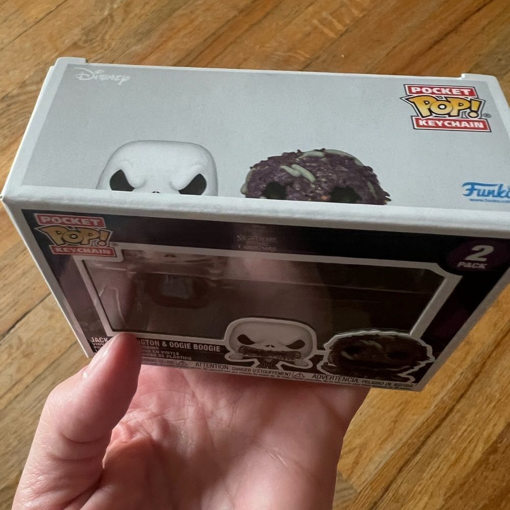 Funko Pocket Pop! Keychain Set - NBC Jack & Oogie - Picture 4 of 8
